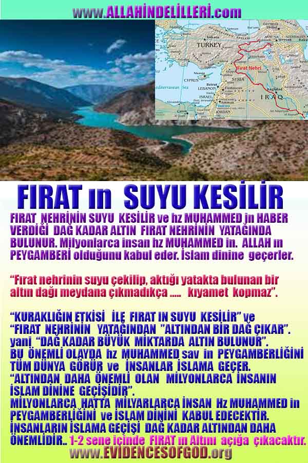 fırat nehrinin altındaki altın suyu kesildiğinde çıkar